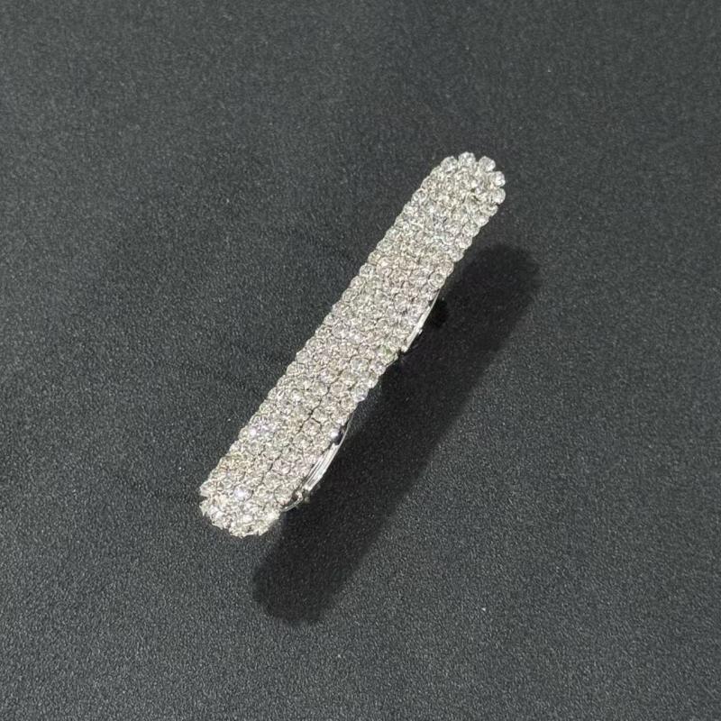 Men Accessories In Dubai - ホットファッションレディロングバーリング二本指ハンドメイドハンドアクセサリーブリンブリン幾何学模様ドバイラインストーンオープンリング女性用パーティー向け