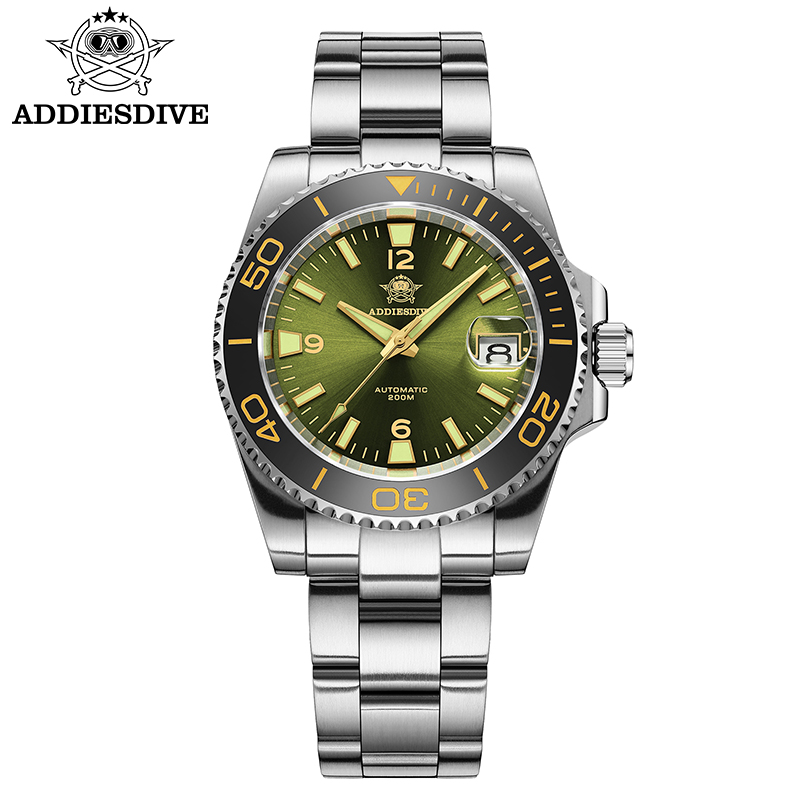 Men'S Accessories And Jewelry - ADDIESDIVE 新しいダイビングギフト腕時計メンズ 8215 自動サファイア AR コーティングされたガラスセラミックベゼル防水