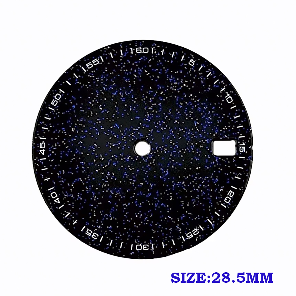 Men Accessories Logo - 28.5mm カスタムロゴ NH35 ブルースターリースカイウォッチダイアル メンズ自動巻き時計 NH35ムーブメント対応