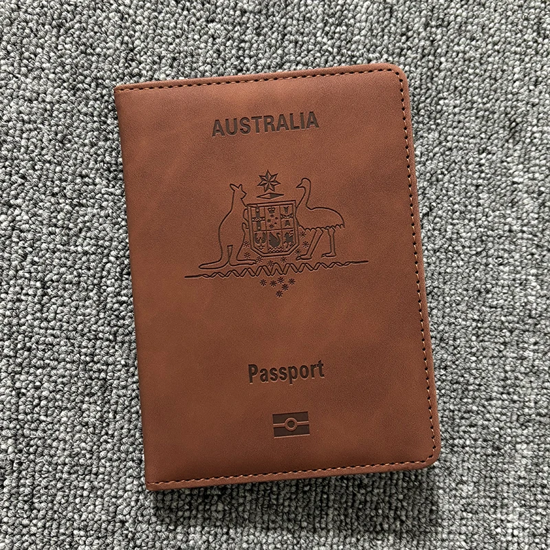 Passport Wallet Rfid - RFID-パスポート保護カバー,オーストラリアのパスポートホルダー,トラベルウォレット,IDカードプロテクター