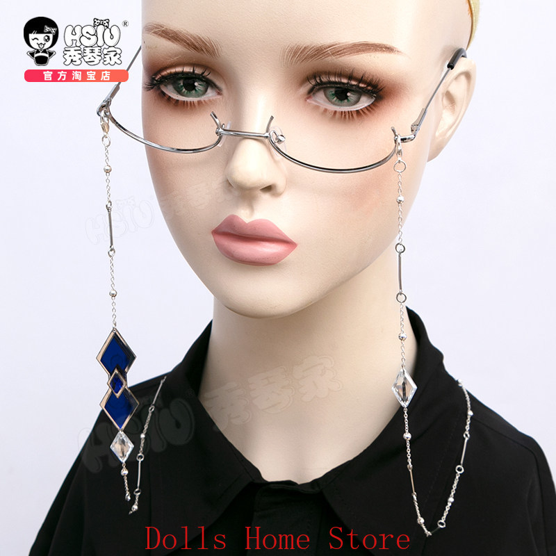 Men Accessories For Party - アニメ『原神』のレグレーター・パンタローネのコスプレ用メガネ。コミックコンの小道具、ハロウィンパーティー、ロールプレイ、ファンへのプレゼントに最適。