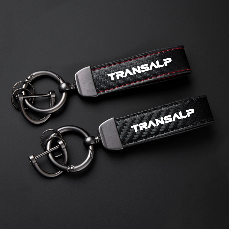 Men Accessories Logo - キーリングホンダトランスアルプ 600 650 700 xlv650 ロゴキーリングキーストラップアクセサリーキーホルダー男性女性車の人格オートバイ