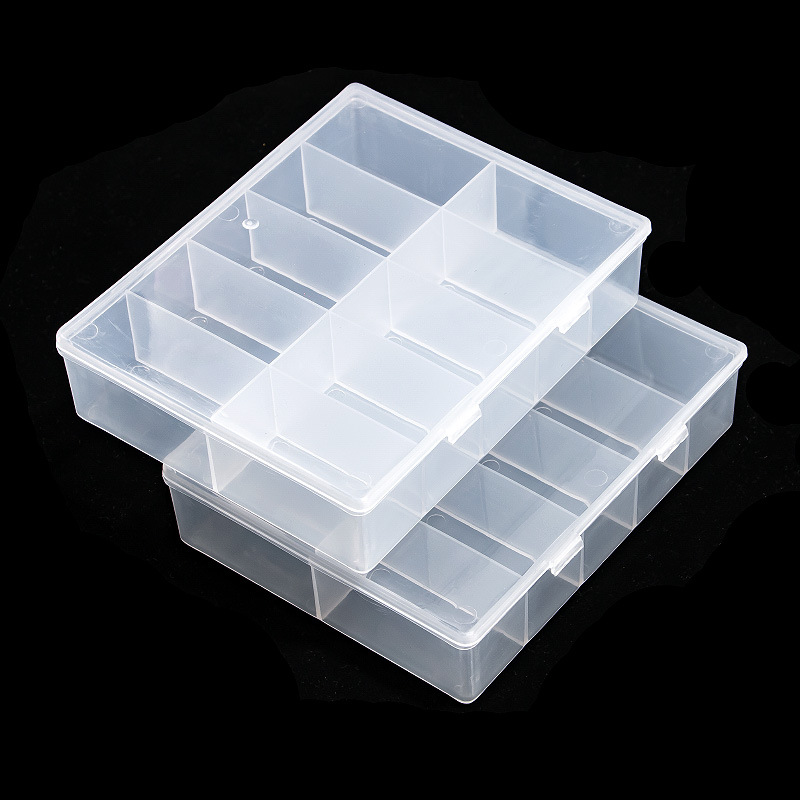 Men'S Accessories Drawer Organizer - 美しい宝石を収納するための透明なケース,10個のグリッド,ラインストーンを収納するための空のマニキュアケース