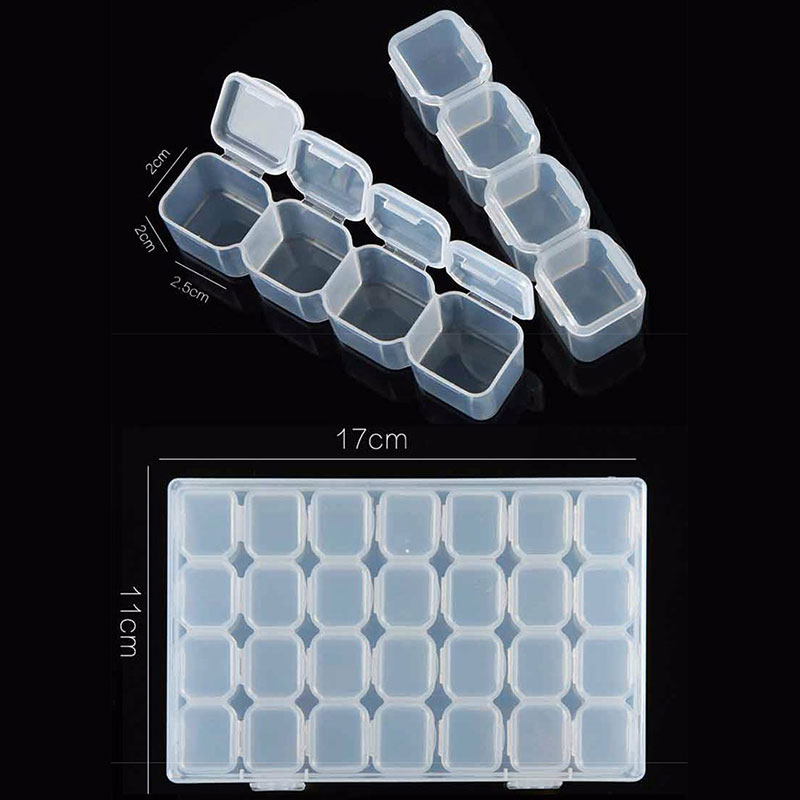 透明ネイルアートオーガナイザー収納ボックス分離可能なプラスチ - Men'S Accessories Drawer Organizer のレビューと価格