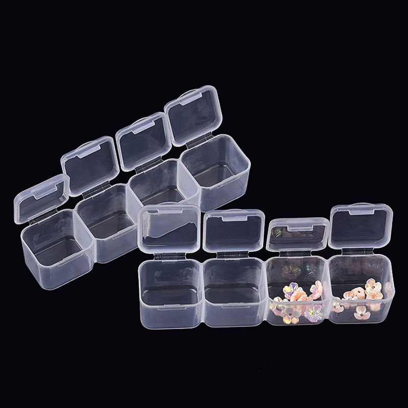 透明ネイルアートオーガナイザー収納ボックス分離可能なプラスチ - Men'S Accessories Drawer Organizer のレビューと価格