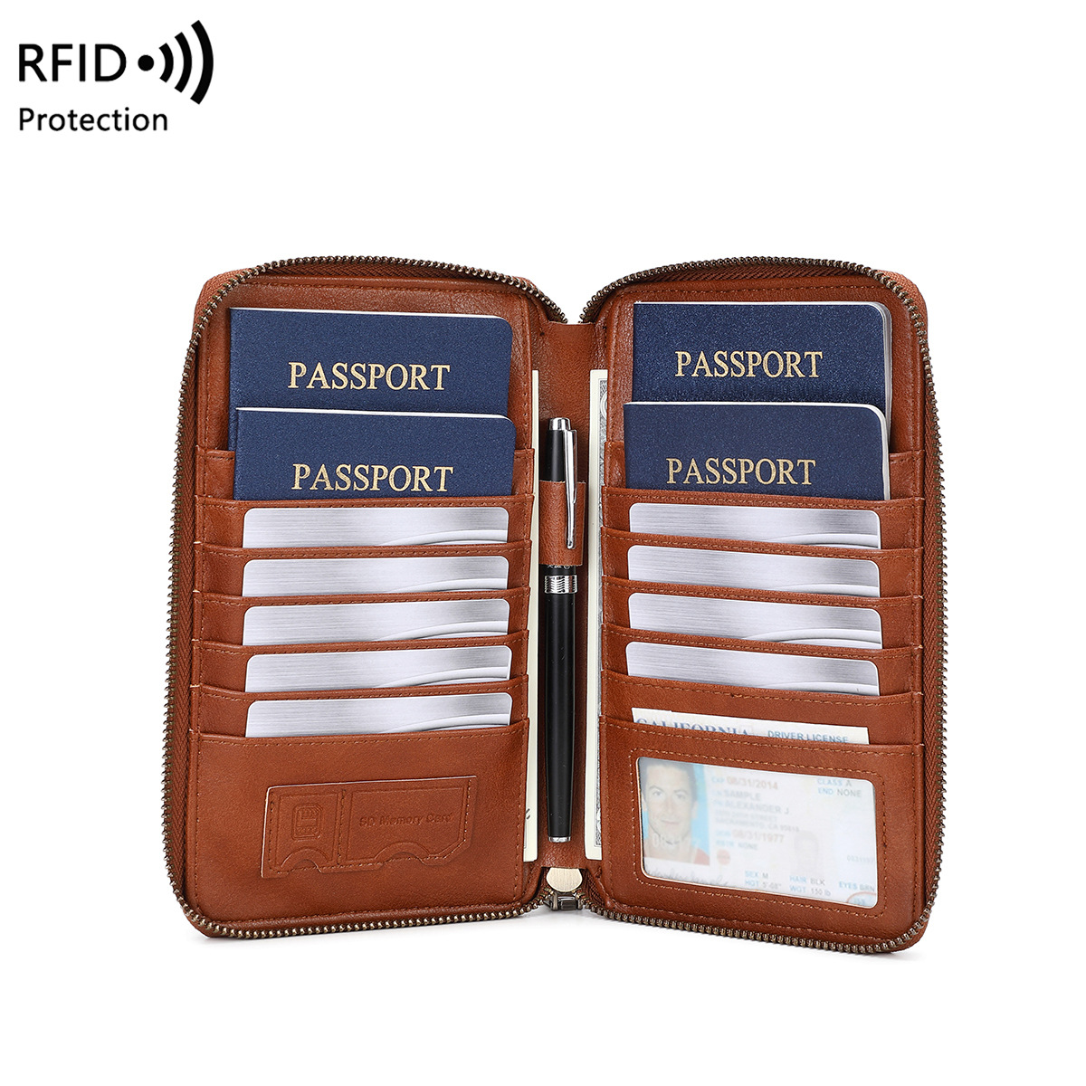 トレンドの飛行機デザインRFIDブロッキングパスポートウォレ - Passport Wallet Rfid のレビューと価格