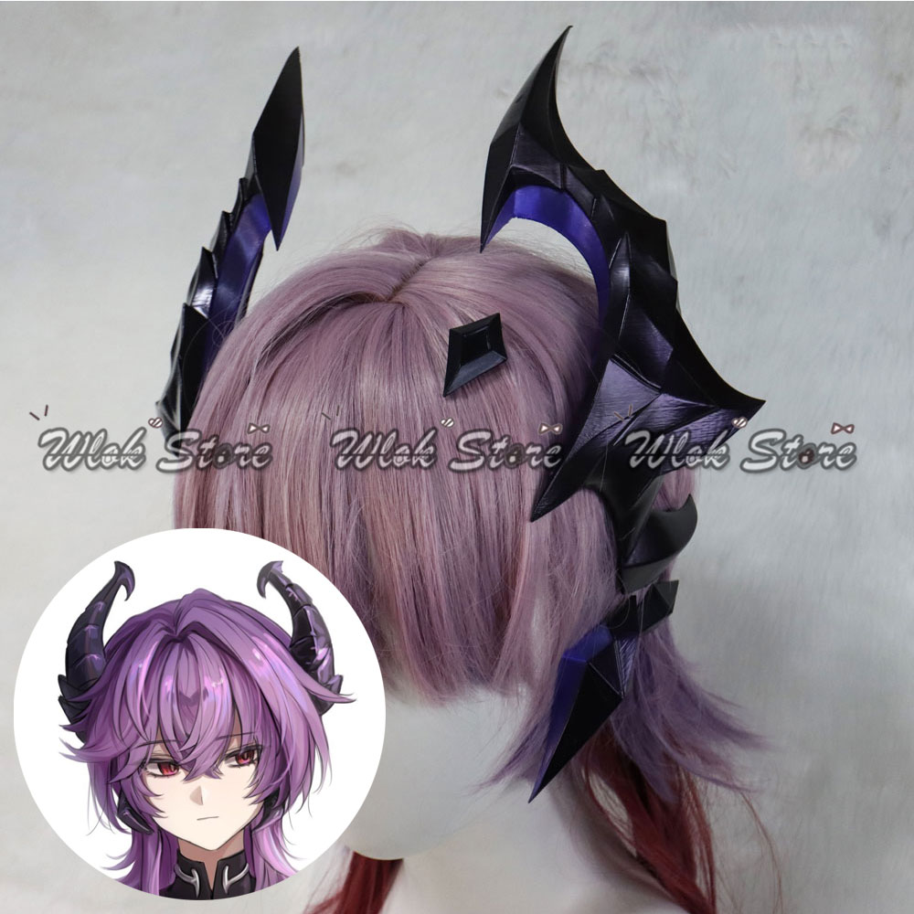 アニメゲーム原神インパクトデュリンコスプレ帽子 PLA 角小 - Men Accessories For Party のレビューと価格