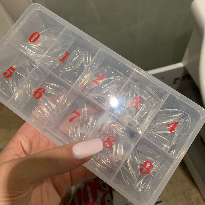 1 ボックス空のネイルチップオーガナイザー収納ボックス 10 - Men'S Accessories Drawer Organizer のレビューと価格