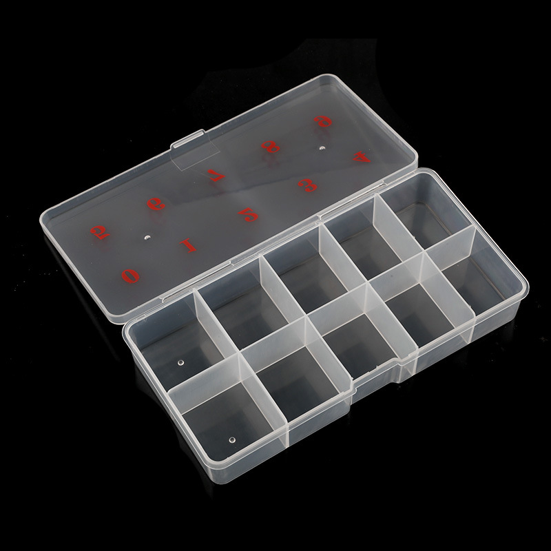 1 ボックス空のネイルチップオーガナイザー収納ボックス 10 - Men'S Accessories Drawer Organizer のレビューと価格