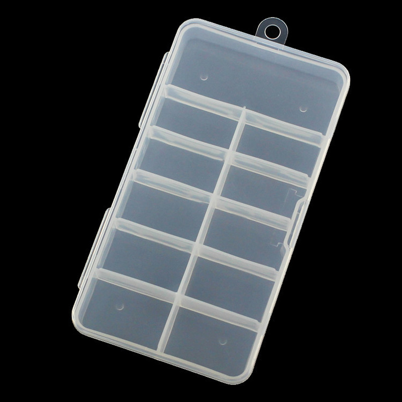 1 ボックス空のネイルチップオーガナイザー収納ボックス 10 - Men'S Accessories Drawer Organizer のレビューと価格
