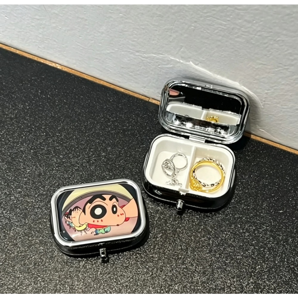 クレヨンしんちゃん ポータブル収納ケース（鏡付き）、かわいい - Men'S Accessories Drawer Organizer のレビューと価格