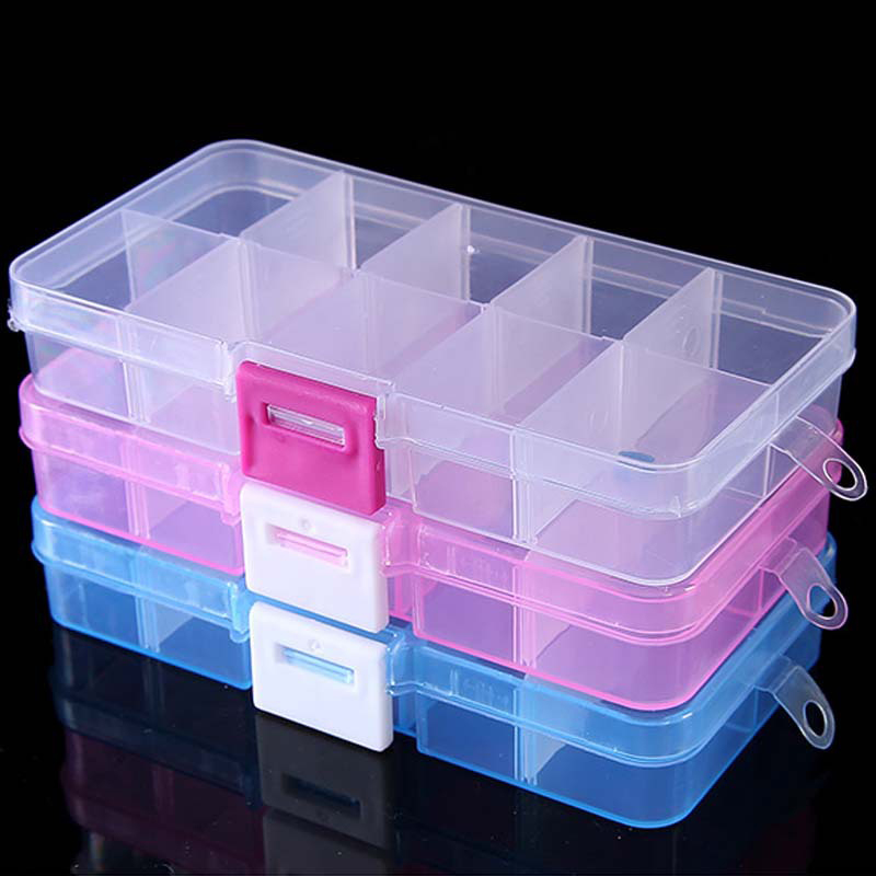 10 グリッドネイルアートオーガナイザーボックス収納ツール選 - Men'S Accessories Drawer Organizer のレビューと価格