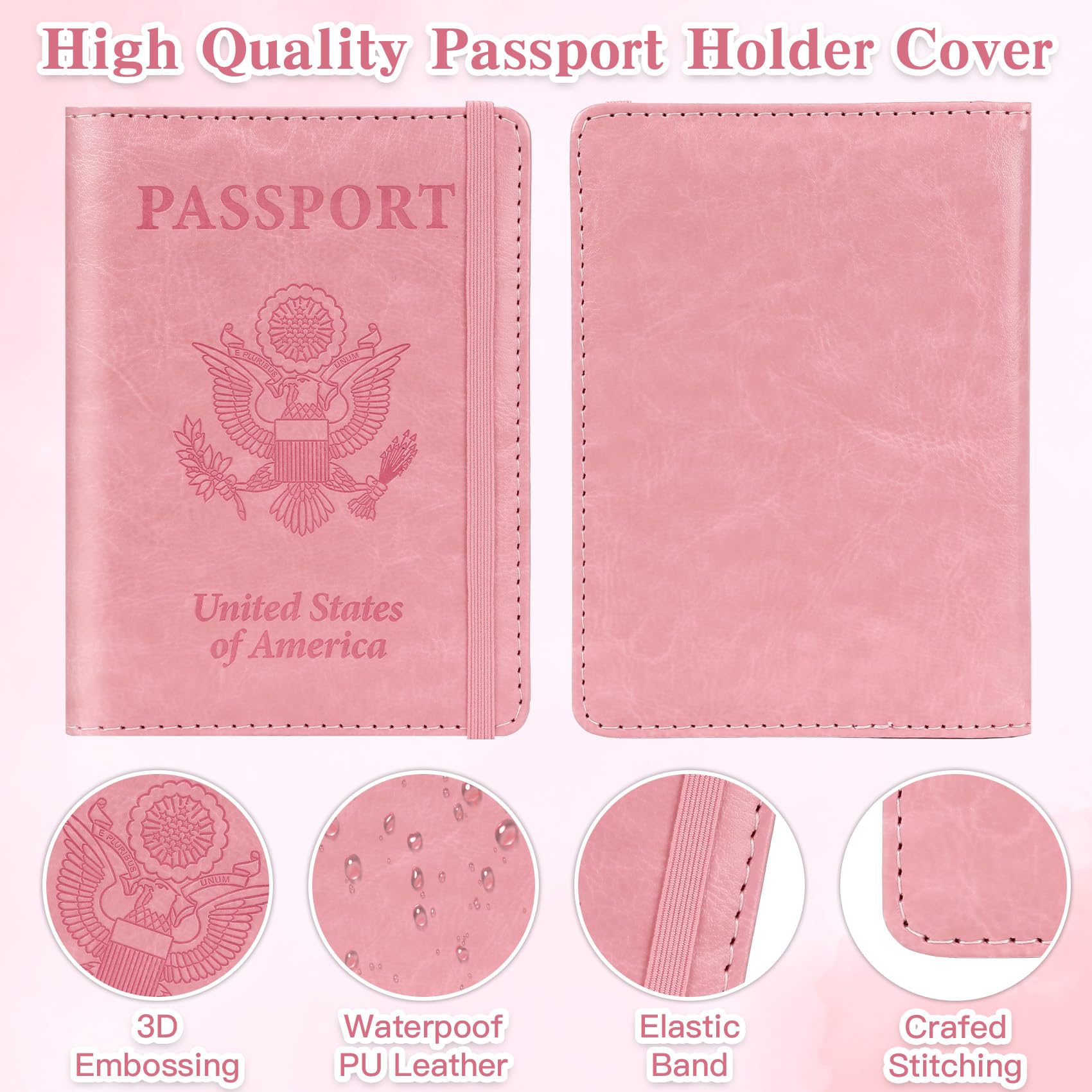 旅行用パスポートホルダー、RFIDパスポートカバーケース、パ - Passport Wallet Rfid のレビューと価格
