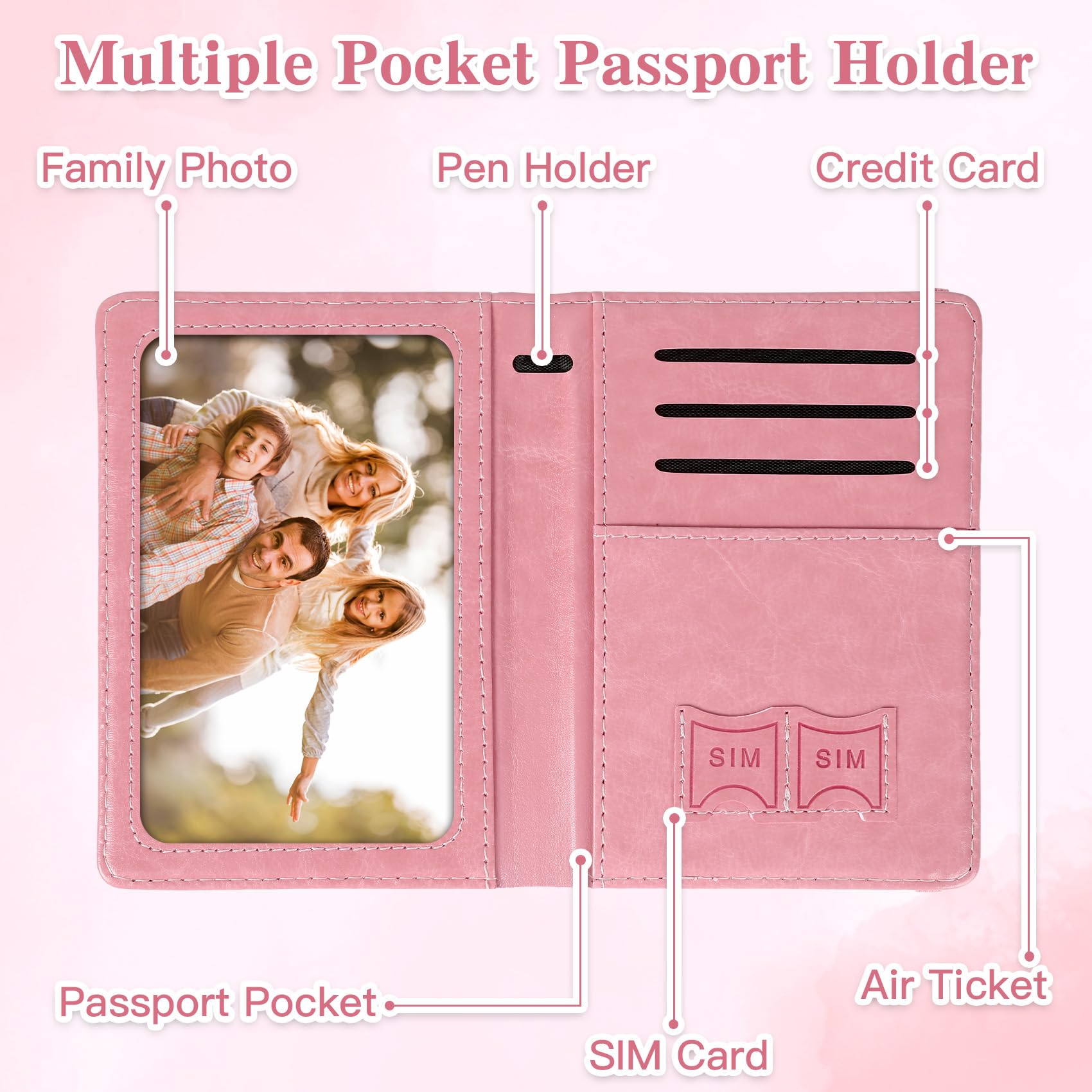 旅行用パスポートホルダー、RFIDパスポートカバーケース、パ - Passport Wallet Rfid のレビューと価格