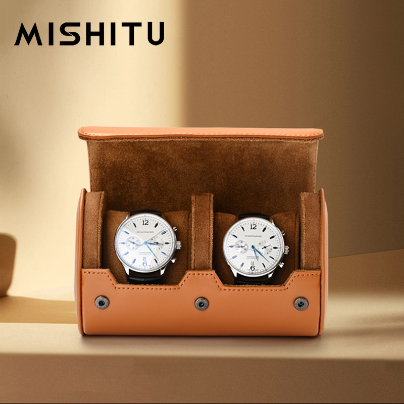 MISHITU 1/2/3 スロット時計収納ロールトラベルバ - Men'S Accessories Drawer Organizer のレビューと価格