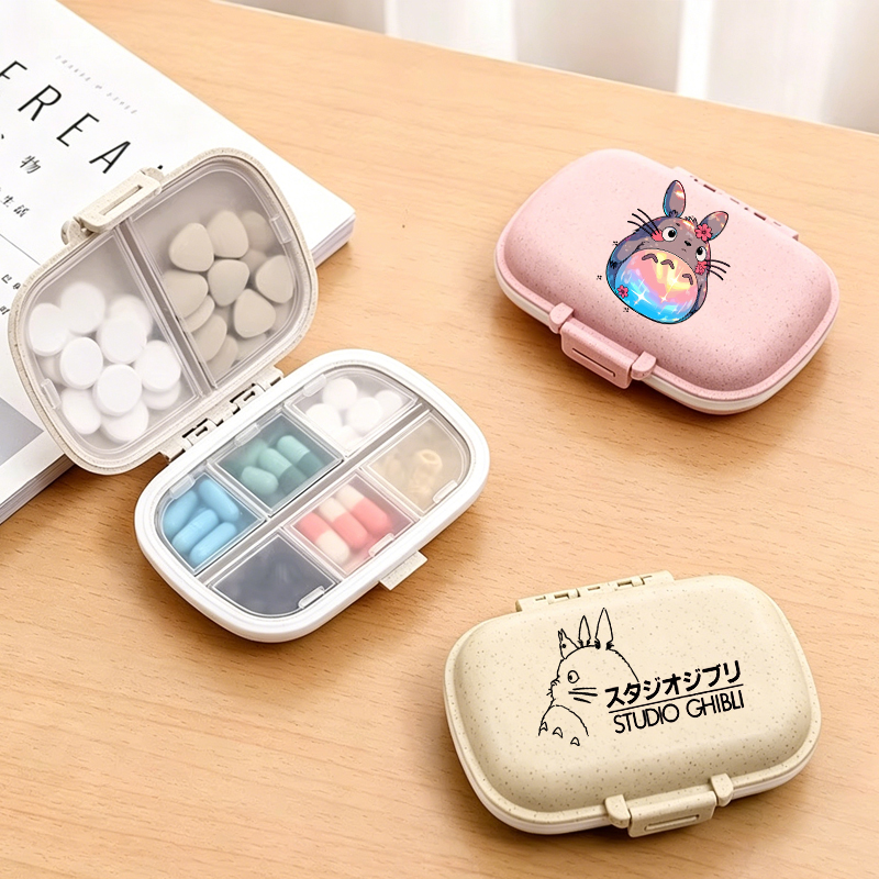 トトロ小型薬箱女性男性ピル収納ボックス漫画ミニ収納ボックスポ - Men'S Accessories Drawer Organizer のレビューと価格