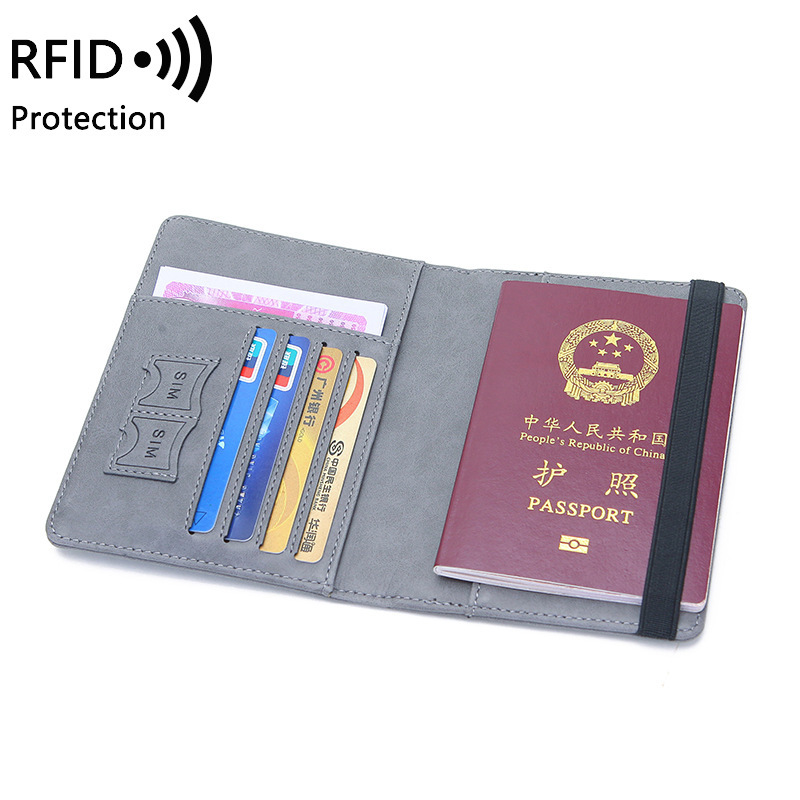 ユニセックス PU レザー パスポート ホルダー - RFI - Passport Wallet Rfid のレビューと価格