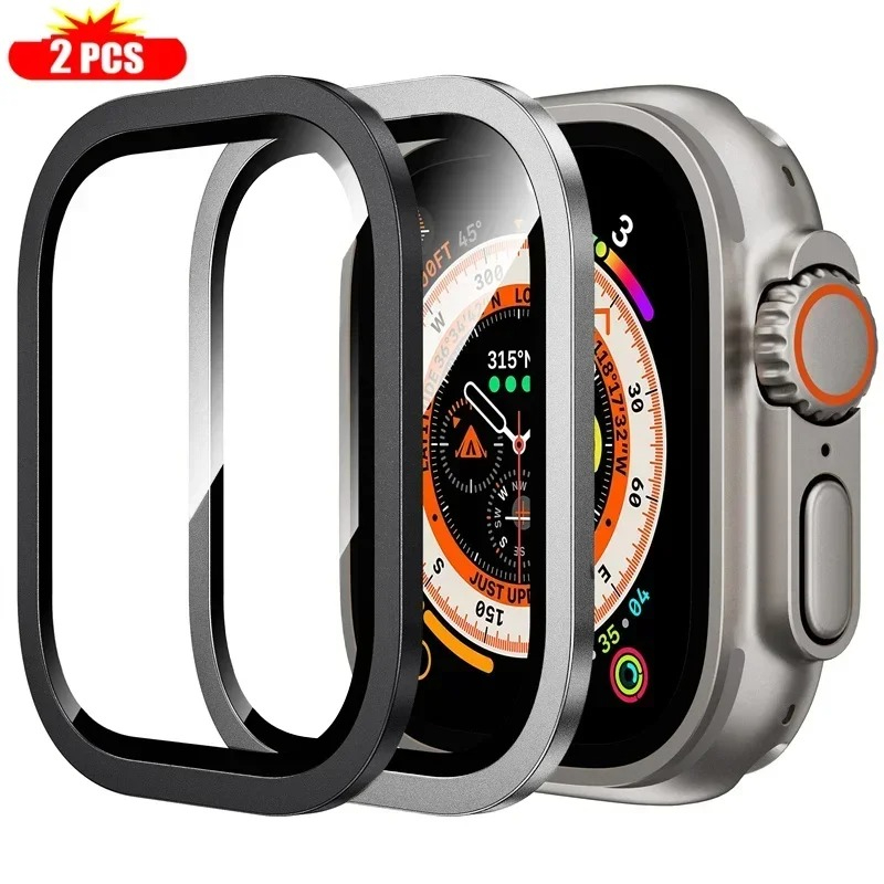 2 個の強化ガラス Apple Watch ウルトラ 49  - Men'S Accessories Display のレビューと価格