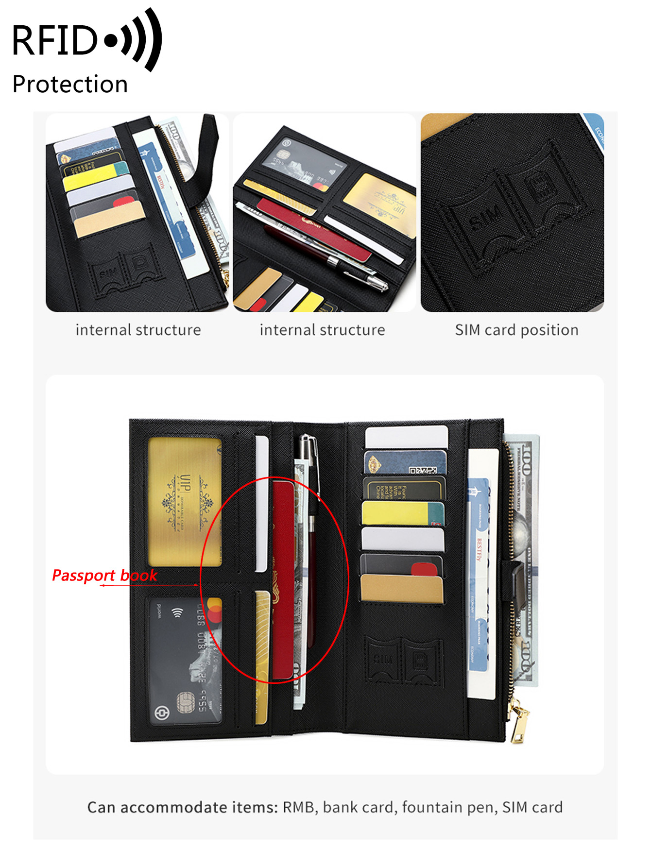 ファッショナブルなPUレザー製飛行機柄RFIDトラベルパスポ - Passport Wallet Rfid のレビューと価格