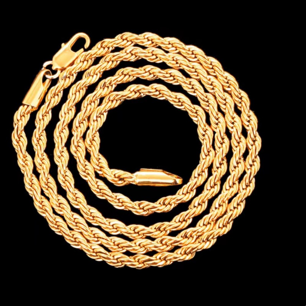 45-60 センチメートル美しい 18 K ゴールド 4 ミ - Men'S Accessories Office のレビューと価格