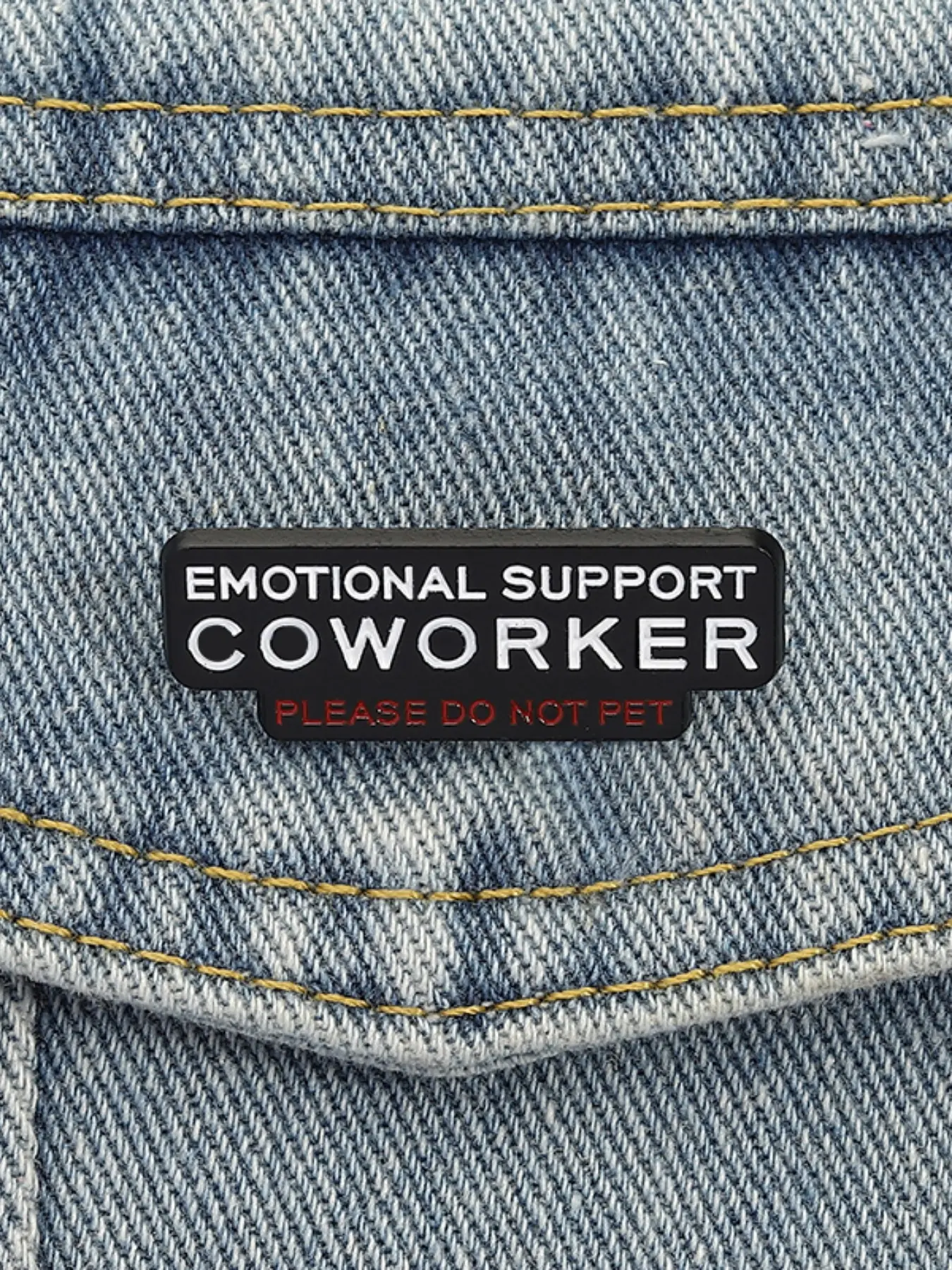 感情サポート同僚ラペルピン、ビジネスオフィスユーモアバッジ、 - Men'S Accessories Office のレビューと価格