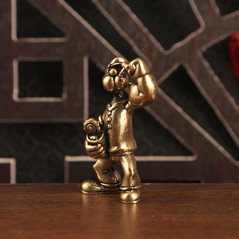 1/2個入り ポパイ ザ・セーラーマン フィギュア 真鍮製  - Men'S Accessories Office のレビューと価格