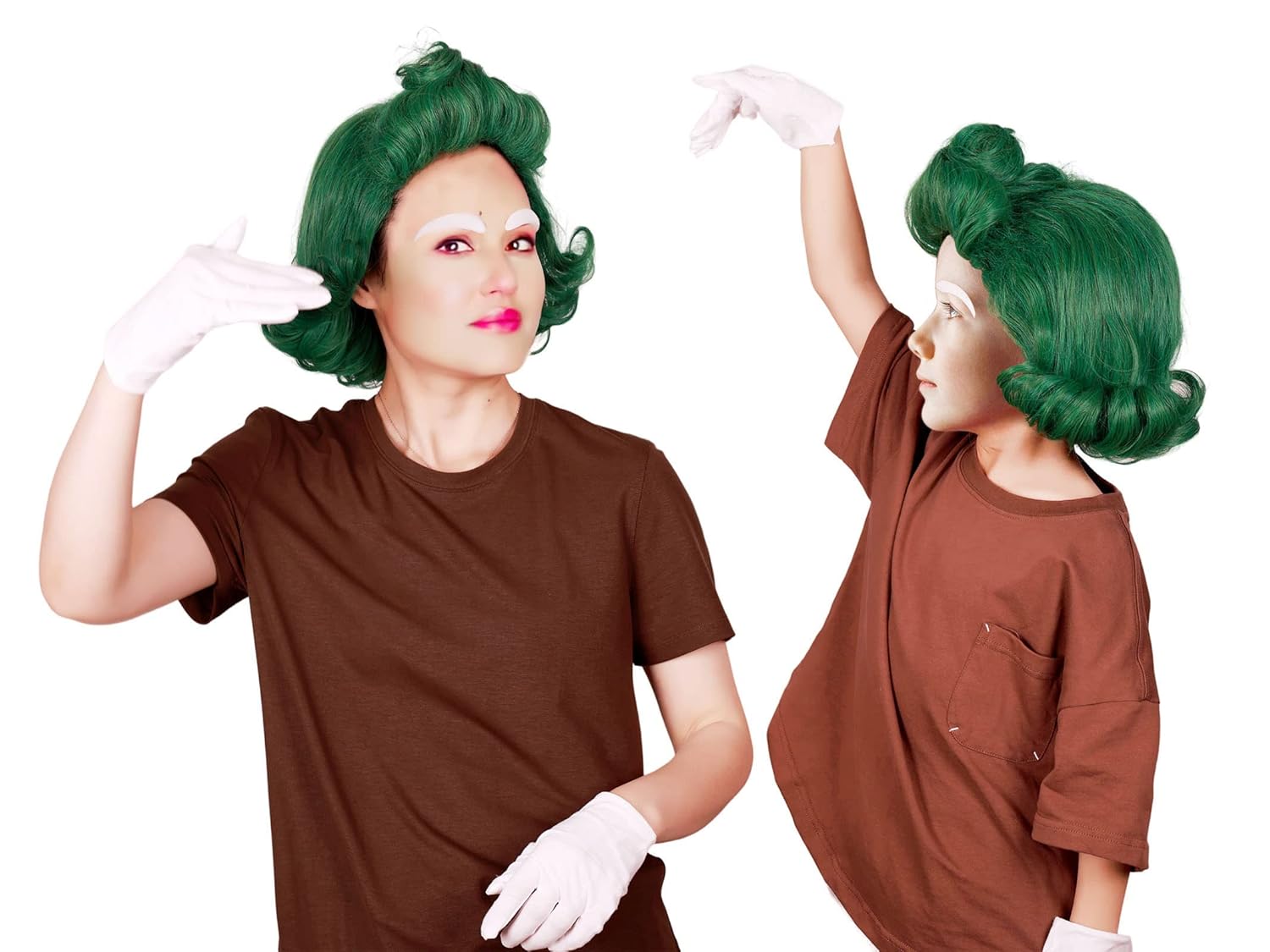 コスプレ ウンパルンパ グリーン 男女兼用 グリーンショート - Men'S Vegan Accessories のレビューと価格
