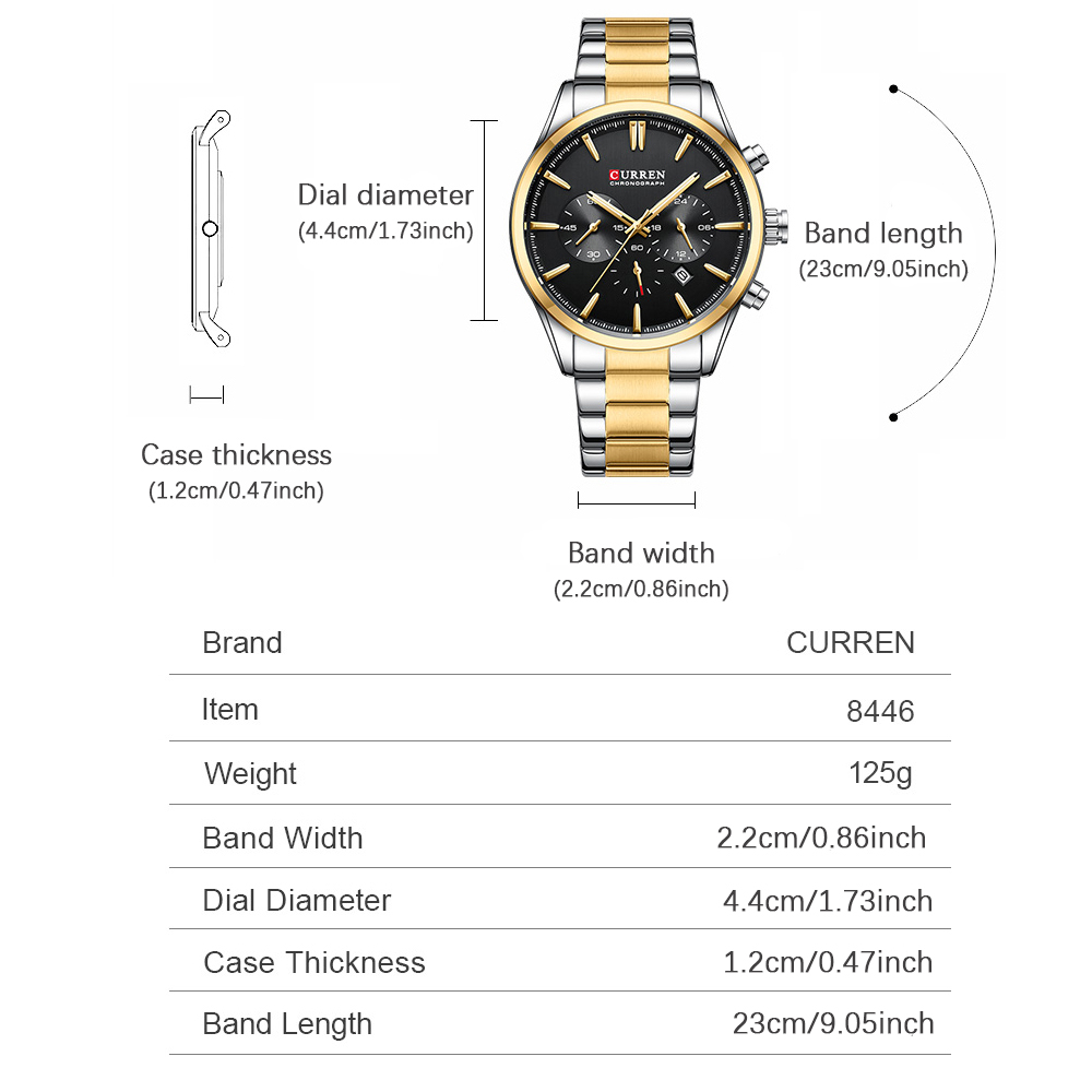 カレンカジュアルクォーツクロノスポーツ腕時計ブランド男性用ス - Men'S Accessories And Jewelry のレビューと価格