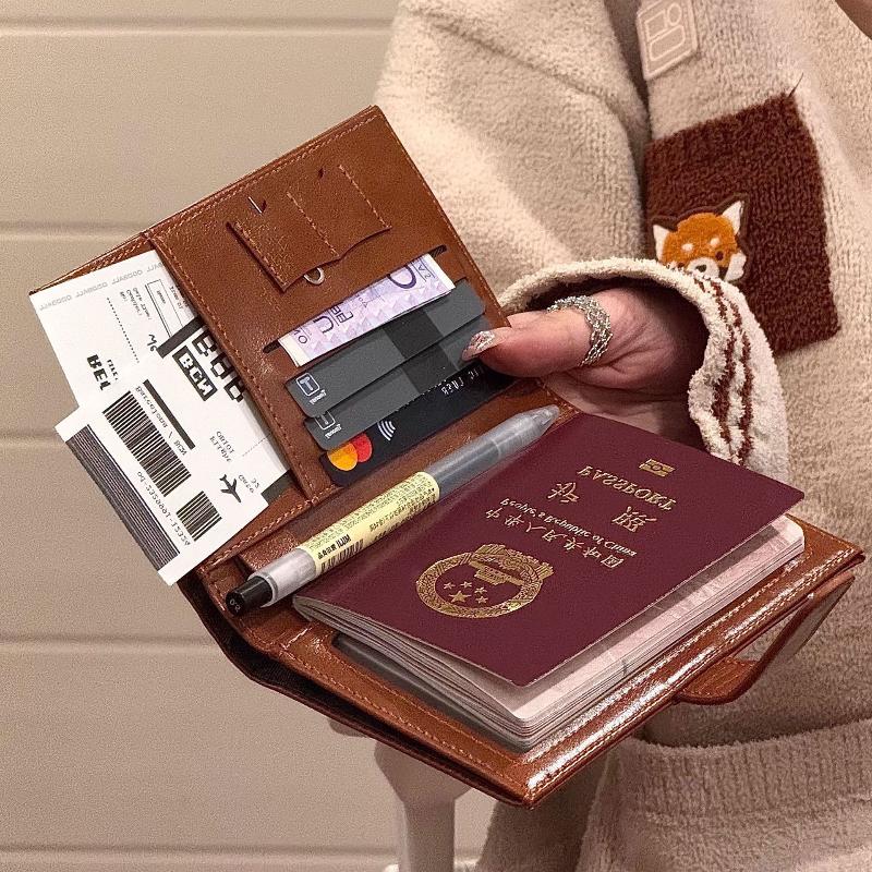 （夏4）旅行用パスポートウォレット女性男性カードホルダーRF - Passport Wallet Rfid のレビューと価格