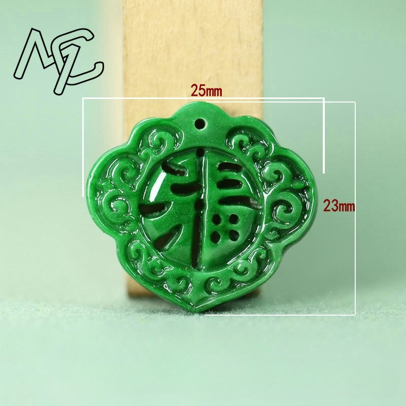 2 個 DIY ナチュラルドライグリーンエメラルド中空アウト - Men'S Accessories And Jewelry のレビューと価格