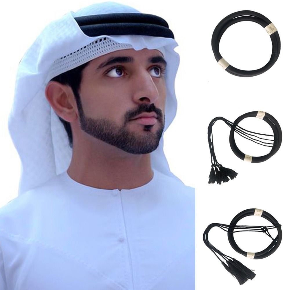1個入りイスラム服ヘッドウェアロープ男性用サウジアラビア・ド - Men Accessories In Dubai のレビューと価格