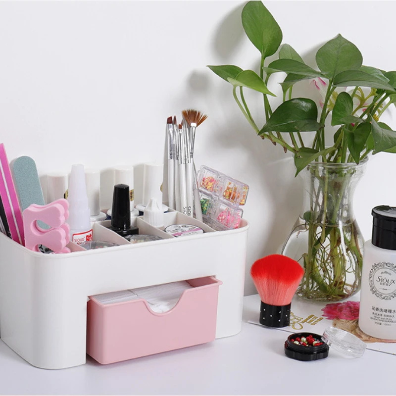 ネイルアートオーガナイザーデスクトップ引き出し化粧品収納ボッ - Men'S Accessories Drawer Organizer のレビューと価格