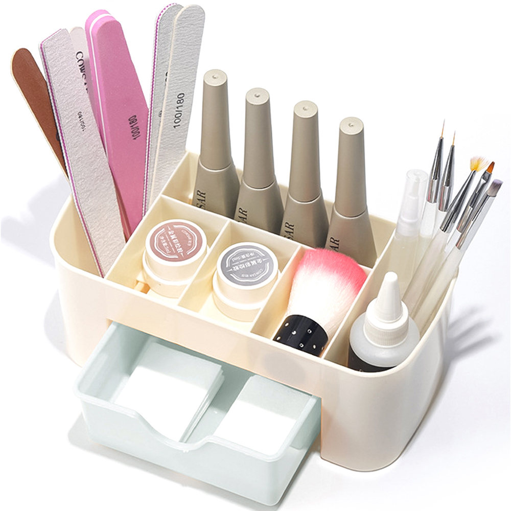 ネイルアートオーガナイザーデスクトップ引き出し化粧品収納ボッ - Men'S Accessories Drawer Organizer のレビューと価格