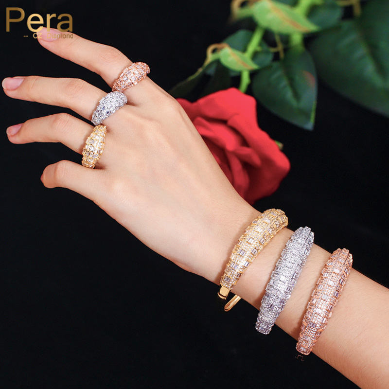 女性のためのゴールドカラーのオープンカフブレスレットとリング - Men Accessories In Dubai のレビューと価格